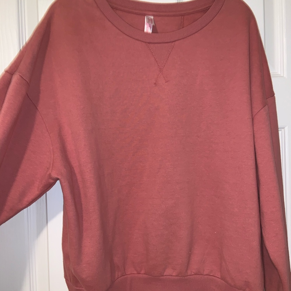 Pink Oversized Crewneck